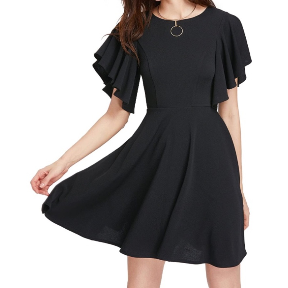 A Line Swing Flared Skater Cocktail Party Dress